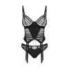 Lune Bellis corset et string - Noirs Obsessive