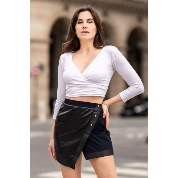 Jupe courte noire Mia  Be lily Mode