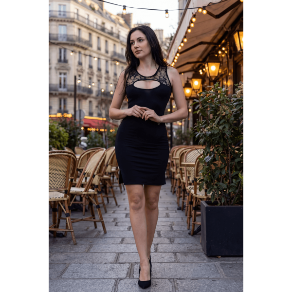 Robe noire Lora  Be lily Mode