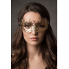 Masque vénitien en métal luxe et strass de la collection Be Lily accessoires