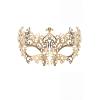 Masque vénitien en métal luxe et strass de la collection Be Lily accessoires
