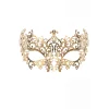Masque Vénitien Chiara Rigide Doré Strass | Annick Création