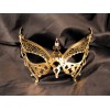 Masque vénitien en métal luxe et strass de la collection Be Lily accessoires