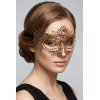 Masque vénitien en métal luxe et strass de la collection Be Lily accessoires