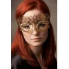 Masque Vénitien Giulia Doré Strass | Annick Création
