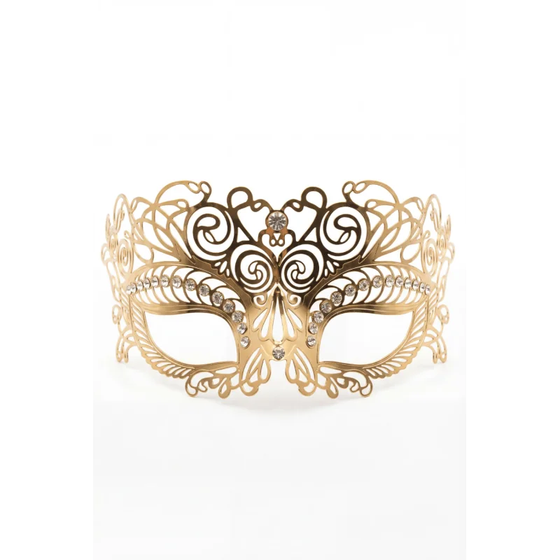 Masque Vénitien Giulia Doré Strass | Annick Création