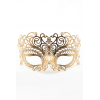 Masque vénitien en métal luxe et strass de la collection Be Lily accessoires