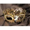 Masque Vénitien Giulia Doré Strass | Annick Création