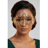 Masque vénitien en métal luxe et strass de la collection Be Lily accessoires