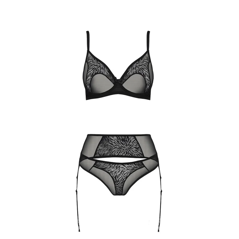 Selaginella : ensemble jarretelles éco & dentelle
