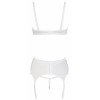Ensemble lingerie 3 pièces ouvert blanc - Cottelli Lingerie