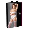 Ensemble lingerie 3 pièces blanc ouvert - Cottelli Lingerie