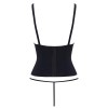 Ensemble corset seins nus noir - Cottelli PARTY