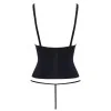 Ensemble corset seins nus noir Cottelli PARTY | Lingerie Séduction