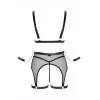 Ensemble Fetish Noir Dentelle Cottelli Bondage | Annick Création