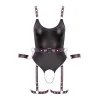 Body Bondage Jarretelles Ouvert Menottes - Cottelli