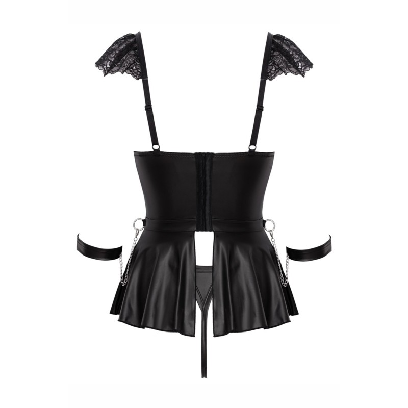 Ensemble 3 pièces lingerie Fetish - Cotelli Bondage