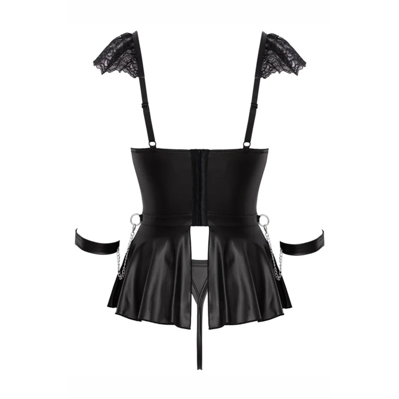 Ensemble 3 pièces lingerie Fetish - Cotelli Bondage