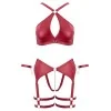 Ensemble BDSM Bordeaux Cottelli Bondage | Lingerie Audacieuse