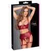 Ensemble seins nus 3 pièces Rouge - Cottelli LINGERIE