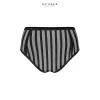 Culotte Tulle Rayé Transparent Taille Haute PETITENOIR