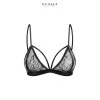 Soutien-gorge triangle dentelle & velours PETITENOIR