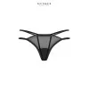 String double lanières tulle & velours – Lingerie féminine PETITENOIR