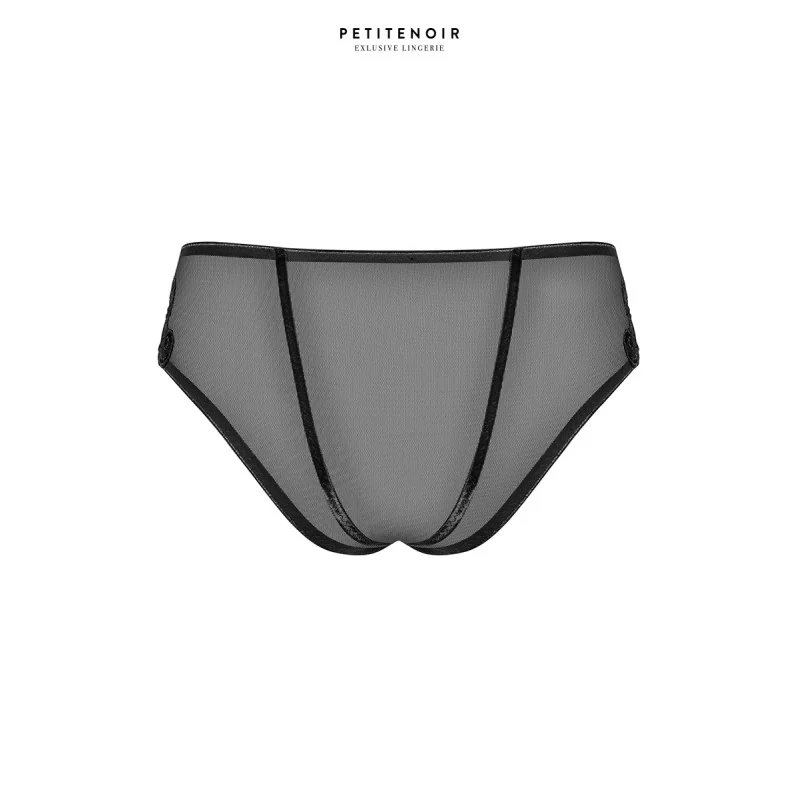 Culotte tulle broderies & velours – Lingerie PETITENOIR