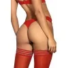 String V-8988 Axami - Dentelle Rouge Satinée Sexy