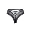 Tanga noir dentelle - Paris Hollywood