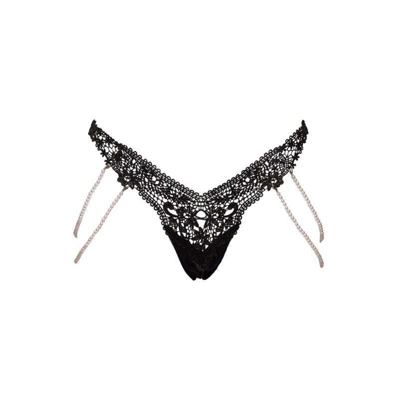 String Rio avec chaines de perles - Cottelli LINGERIE