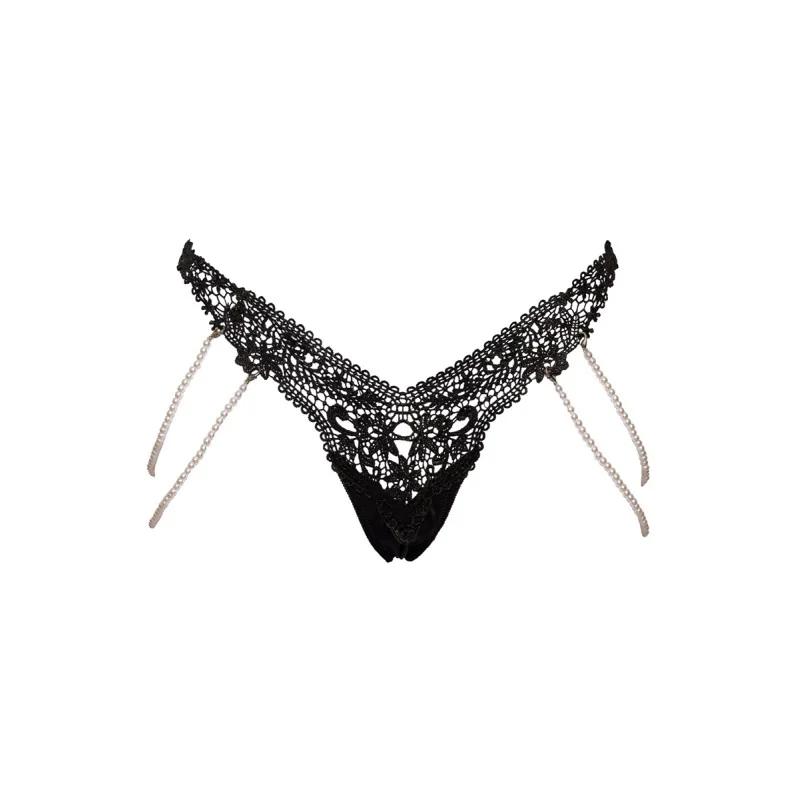String Rio Dentelle & Chaînes de Perles - Cottelli LINGERIE