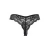 String Brésilien Noir Dentelle Axami V-10515 | Luxury Line