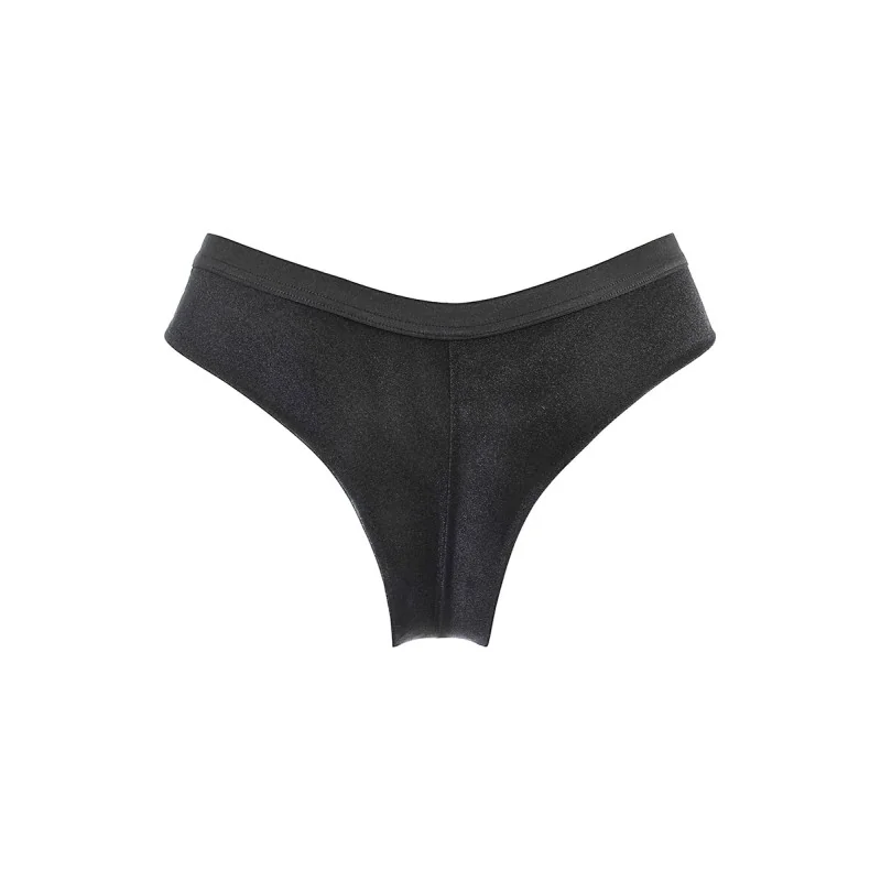 String Brésilien Noir Axami V-10495 – Tulle & Maille Veloutée