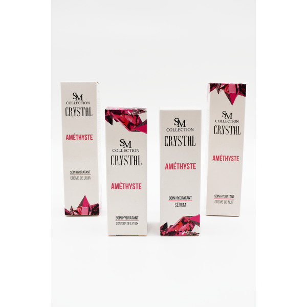 Gamme complète hydratante - Améthyste 100% naturelle SM collection CRYSTAL