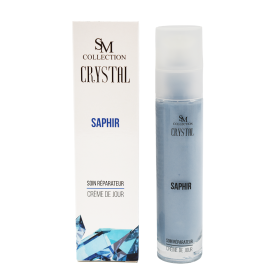 Crème de jour à la poudre de saphir 50ml 100% naturelle SM collection CRYSTAL