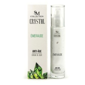 Crème de jour anti-âge à l'émeraude 50ml 100% naturelle SM collection CRYSTAL