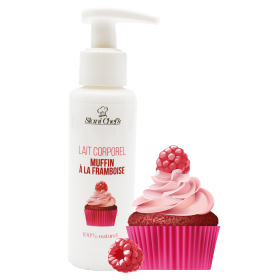 Lait corporel - muffin à la framboise - 100ml 100% naturel Stani chef's