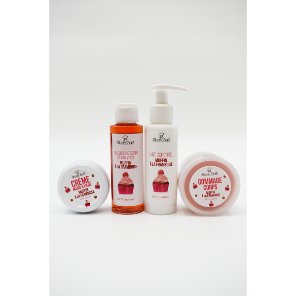 Lait corporel - muffin à la framboise - 100ml 100% naturel Stani chef's