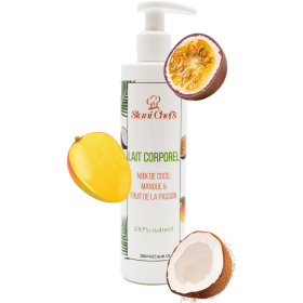 Lait corporel à la noix de coco, mangue & fruit de la passion - 250ml 100% naturel Stani chef's