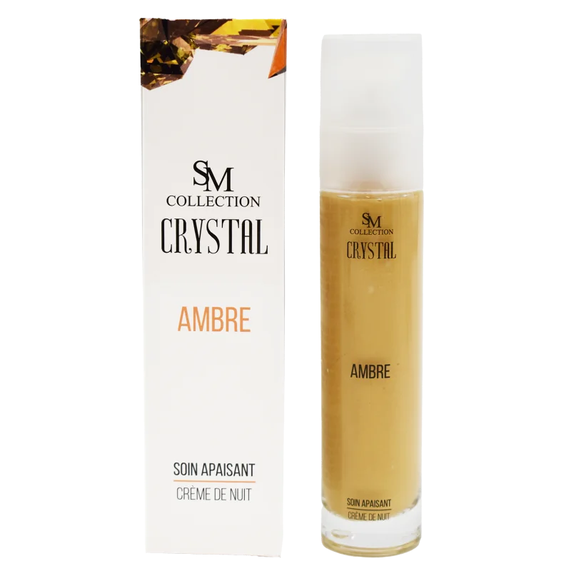 Crème de nuit à la poudre d'ambre 100% naturelle