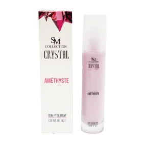 Crème de nuit à la poudre d'améthyste 50ml, 100% naturelle