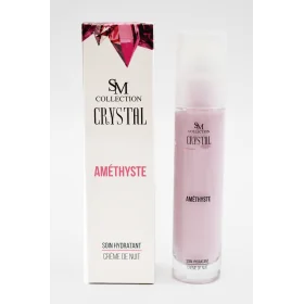 Crème de nuit à la poudre d'améthyste 50ml, 100% naturelle