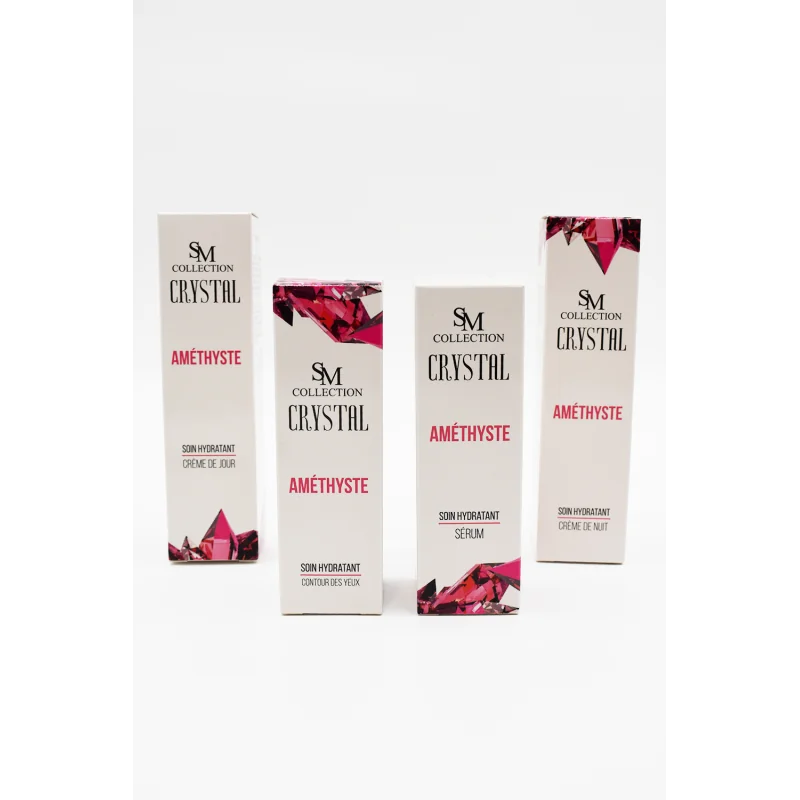 Crème de nuit à la poudre d'améthyste 50ml, 100% naturelle