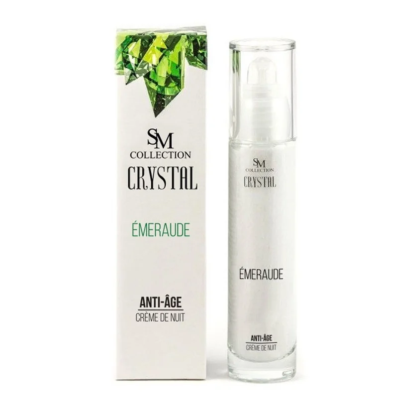 Crème de nuit anti-âge à l'émeraude 50ml naturelle