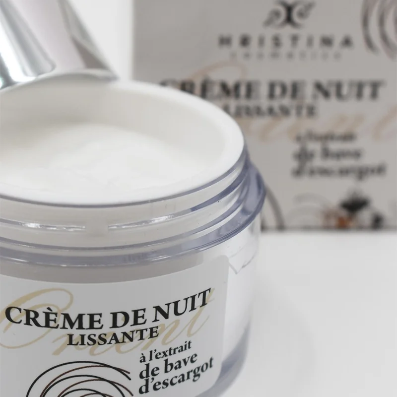 Crème de Nuit à la Bave d'Escargot 100% Naturelle
