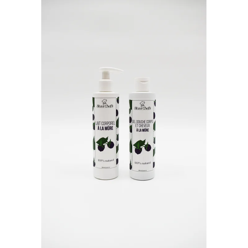 Gel Douche & Shampoing Mûre 100% Naturel 250ml