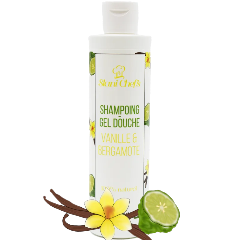 Gel douche 2en1 Vanille Bergamote 100% Naturel