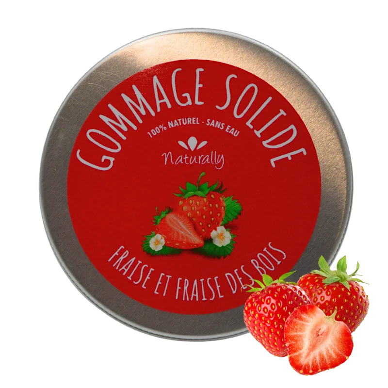 Gommage Solide Fraise & Fraise des Bois 70g