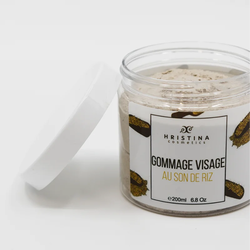 Gommage visage BIO au son de riz – Exfoliant doux!